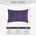 thumbnail image 4 of Sikiie Dance Skull Star Print Plush Pillow Cover, Wrinkle-proof and Stain-resistant Pillow Protector without Pillow Core, Home Decoration-16"x24", 4 of 6