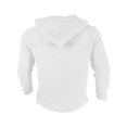 thumbnail image 3 of Summer Men's Cotton Linen Shirt Solid Streetwear Long Sleeve Hoodie Clothing For Men Button Tops Casual Loose Men Hooded Shirt, 3 of 3