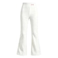thumbnail image 3 of MuXiKeJi Clothes Girls Flare Leg Pants High Waist School Uniforms 5-15 Years | Casual Dressy,Relaxed Fit,Trendy Going out Trousers,with Pockets,Lightweight,Back to School Slacks 9-10 Years, 3 of 6