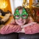 thumbnail image 5 of Adornos navideños, adornos navideños, regalos navideños, decoración navideña, gafas, festival, fiesta, disfraces, Papá Noel brillante, marco para ojos, accesorios para fotos navideñas, decoraciones fe, 5 of 5