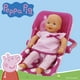 thumbnail image 4 of Asiento de coche Baby Doll Peppa Pig con lunares rosas y blancos para niños de hasta 18 años, 4 of 5