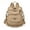 Khaki, variant on PU Leather Backpack Purse. brown