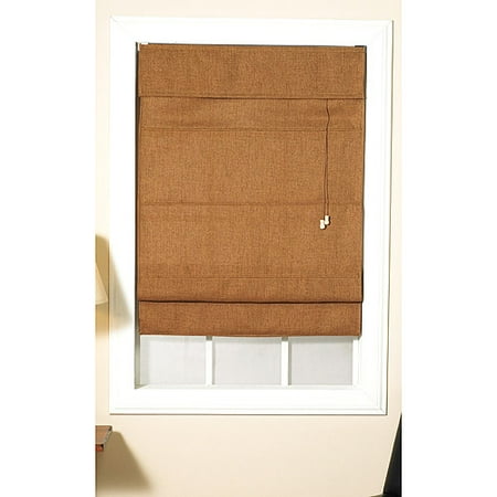 Radiance Fabric Roman Shade, Cocoa Bean