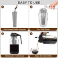 thumbnail image 2 of Cafetera Cold Brew Heyglee de 1,9 L con filtro de acero inoxidable, 2 of 7