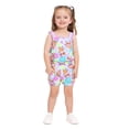 thumbnail image 3 of SuperKitties Toddler Girls Sleeveless Graphic Romper, Sizes 12M-5T, 3 of 7