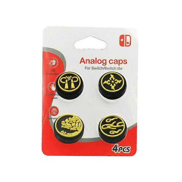 Super Cool Thumb Grip Caps for Nintendo Switch / Lite / OLED, Joy-Con Button Joystick Protective Analog Ergonomic Cap for NS Controller Joy-Con