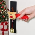 thumbnail image 2 of Christmas Themed Door Handle Cover Santa Decoration Efficient Plush Materials Pet Friendly Home Party Accessory, 2 of 8