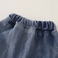 thumbnail image 5 of KPOPLK Toddler Baby Boy Clothes Solid Color Long Sleeve Crewneck Sweatshirt Top Casual Pants Set 2Pcs Fall Winter Outfits Clothing Blue 1-2 Years, 5 of 9