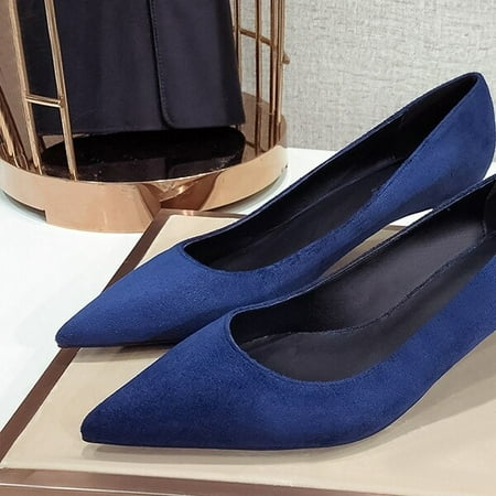 

YCNYCHCHY New Office Work Women Genuine Kid Suede Leather High Heels Classic Design Fashion Pumps Concise Sexy Female Spring Shoes