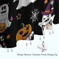 thumbnail image 6 of Black Halloween Ghosts and Pumpkins Shower Curtain 84"x72" ,Bathroom Decorative Shower Curtains Set with 12 Hooks,Modern Waterproof Washable Shower Curtain, 6 of 6
