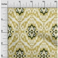 thumbnail image 2 of oneOone Georgette Viscose Light Brown Fabric Asian Ikat Sewing Material Print Fabric By The Yard 42 Inch Wide, 2 of 4