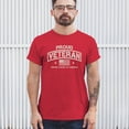 thumbnail image 4 of Proud Veteran T-shirt Veteran's Day Military Honor US Flag Army Air Force RED Friday American Patriot Men's Tee, 4 of 7