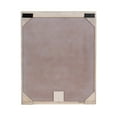 thumbnail image 5 of Kate and Laurel Mezzeta Decorative Coastal Two-Door Floating Bathroom Cabinet, 22 x 7 x 28, Whitewash, Decorative Over Toilet Storage Cabinet Made from Solid Mango Wood with Slatted Chevron Design, 5 of 9