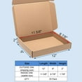 thumbnail image 2 of Brown Corrugated Shipping Boxes 9x6x2" - 25 Pack for Small Business & Mailing, 2 of 6
