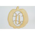 thumbnail image 1 of 1 Pc, Small 5.75" X 6.25" X 1/4 Inch Thick Pumpkin Framed Monogram w/Vine Font Letter U Perfect For Diy Fall & Home Decor, 1 of 2