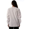 thumbnail image 3 of Just Love Women's Solid Scrub Jacket - Comfortable and Professional Uniform Coat (White, Large), 3 of 3