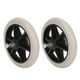thumbnail image 1 of Ruedas de Goma Ticfox 1 par de repuesto rueda delantera direccional antideslizante de 6 pulgadas para silla de ruedas, 1 of 14