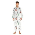 thumbnail image 6 of joogoo Xmas Cute Reindeers Unisex Adults Onesies Pajamas Jumpsuits L, 6 of 7