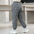 thumbnail image 6 of SonxaHe Big Boys Snow Pants Thick Winter Warm Jogger Pants Child Active Snow Wear Pants Gray,Sized 8-9, 6 of 7