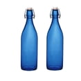thumbnail image 1 of Botella de vidrio Bormioli Rocco Giara, 1 litro, juego de 2 unidades, Blue Italy, 1 of 8