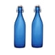 thumbnail image 1 of Botella de vidrio Bormioli Rocco Giara, 1 litro, juego de 2 unidades, Blue Italy, 1 of 8