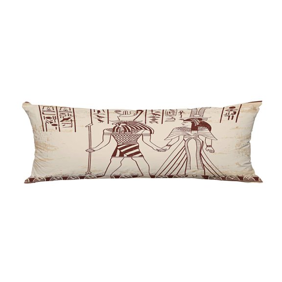 ECZJNT Goddess Isis Queen Nefertari Pillow Cover Body Pillowcase Pillow Protector 20x60 Inch