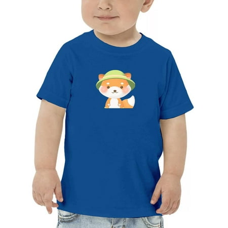

Cute Shiba Inu Wearing Hat T-Shirt Toddler -Image by Shutterstock 2 Toddler
