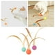 thumbnail image 3 of Juguete interactivo para gatos con plumas saltarinas Juguete para gatos para ejercicio en interiores Estimulación sensorial Gato con plumas para entrenamiento Juego para interior y exterior, 3 of 8