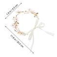 thumbnail image 3 of Weiweiguan Artificial Pearl Rhinestone Headpiece Elegant Bridal Headwear for Wedding, 3 of 7