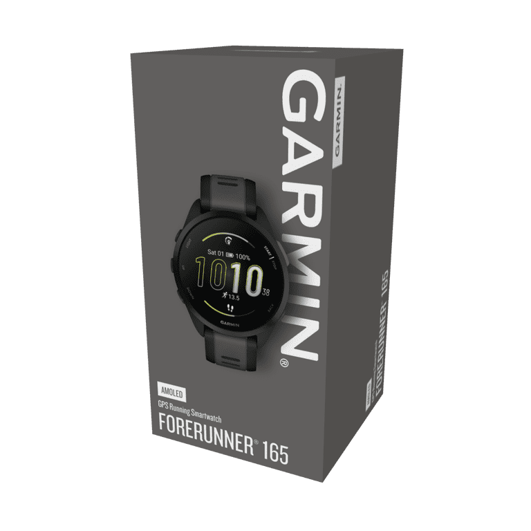 GARMIN, Running Smartwatch, AMOLED Display, Training Metrics