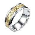 thumbnail image 1 of Minnieouse Anillo de hombre portátil decorativo adultos mano joyería fiesta vacaciones Festival ropa decoración novio reutilizable artesanía Ropa, zapatos y accesorios Miscelánea Oro Talla 12 Minnieouse  AP014587-15, 1 of 6