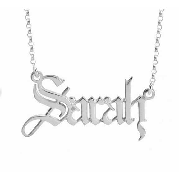 Personalized name necklace for her, 925 sterling silver custom name necklace, Birthday gift, wedding gift