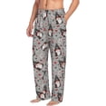 thumbnail image 2 of Balery Halloween Gnome print Men's Pajama Pants,Ultra Lightweight Pjs,Lounge Pant-Medium, 2 of 9