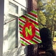 thumbnail image 2 of Carolines Treasures CJ1039-FLAG-PARENT Christmas Oranment Holiday Letter Z Monogram Initial Flag CJ1039  multicolor, 2 of 2