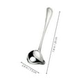 thumbnail image 2 of BESTYASH 4Pcs Small Stainless Steel Ladles with Pour Spout for Sauce and Gravy Serving, 2 of 8