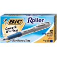 thumbnail image 1 of BIC 077377 Grip Roller Ballpoint Pen With Metal Clip, 0.7 Mm. Fine Tip, Blue Ink, Gray Barrel, Pack Of 12, 1 of 1