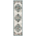 thumbnail image 2 of Well Woven Indira Manor Vintage Bohemian Medallion Oriental Blue 2'7" x 9'10" Runner Rug, 2 of 8