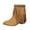 Brown, variant on Up to 35%! Women's Slip On Ankle Boots Women's Fashionable Casual Versatile Cool Winter Tassel Sleeve Boots Short Boots Thick Heel Ankle Boots Brown 43