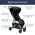 thumbnail image 5 of Colugo Compact Stroller - One Hand Fold Lightweight Stroller, Travel Stroller with Rain Cover, Backpack and Cup Holder, Black, 5 of 9