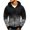 Gray, variant on IYTR Men's Gradient Color Hooded Drawstring Sweatshirt Long Sleeve Zip Up Hoodie Jacket Coat Outwear with Pockets Green L