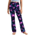 thumbnail image 2 of Jinhomg Girls Flare Leggings Elastic High Waist Yoga Pants Casual Stretch Dance Bell Bottoms Kids Clothes Multicolor (2-13 Years), 2 of 6
