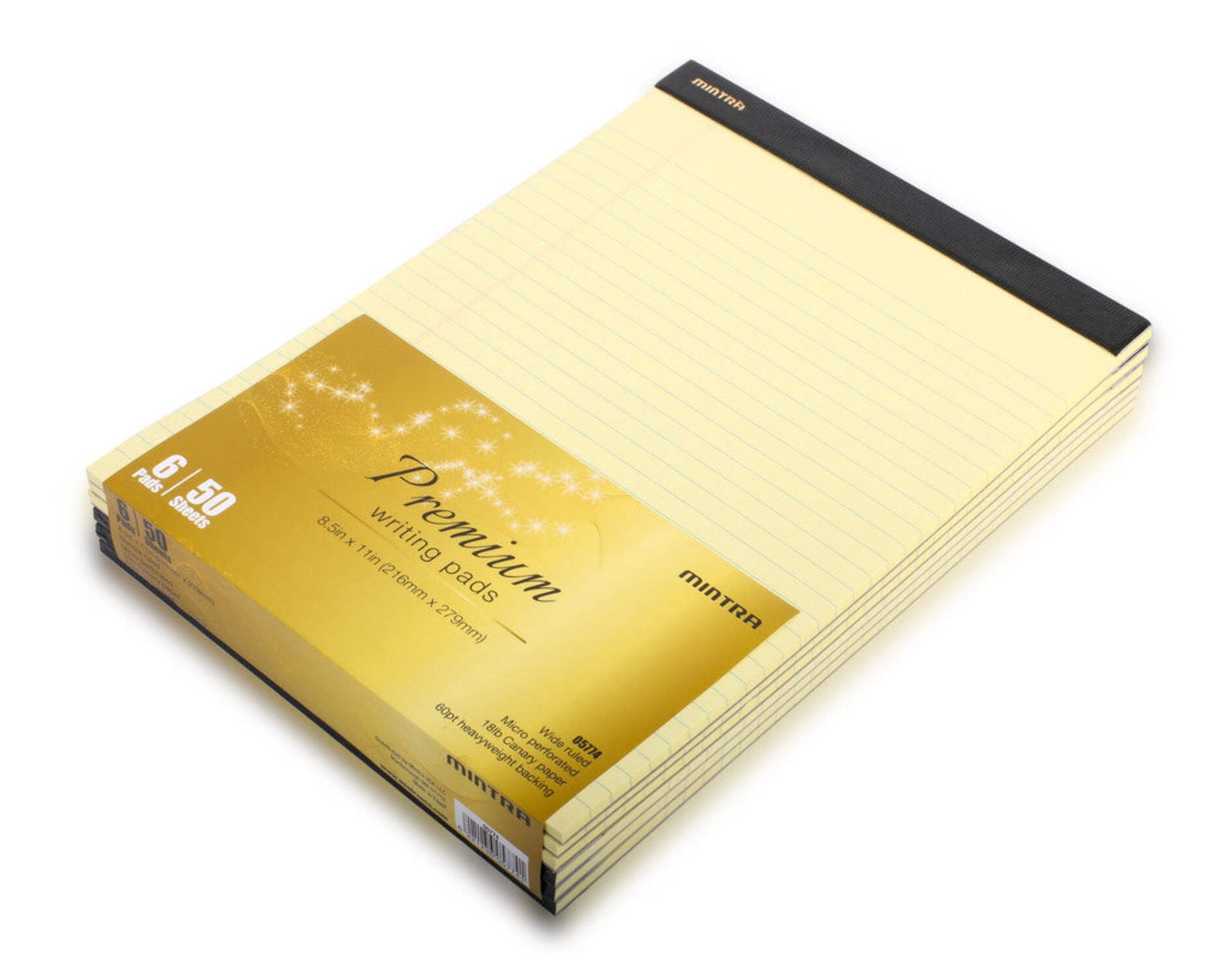 Canary Premium Legal Pads 6 Pack