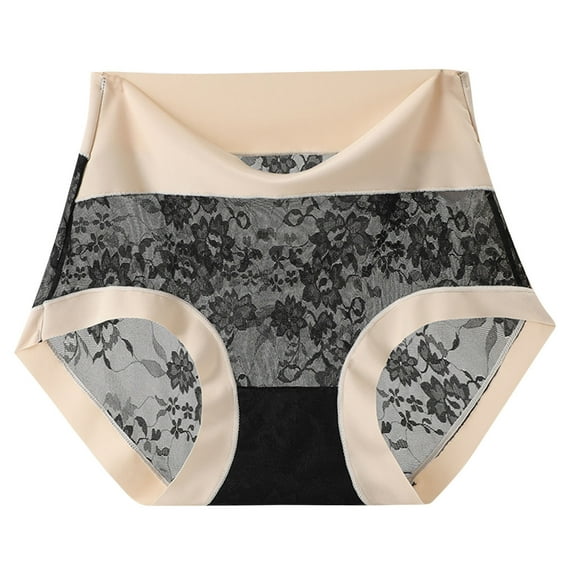 Iyufng Plus Size Panties for Women,Women's Panties,Women's High Waisted Underwear Soft Breathable Panties Stretch Briefs Seamless Ladies Briefs,Shaping Panties