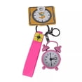 thumbnail image 2 of Lefu 1pc Mini Alarm Clock Key chain Creative Car Ornament Bag Pendant for, 2 of 9