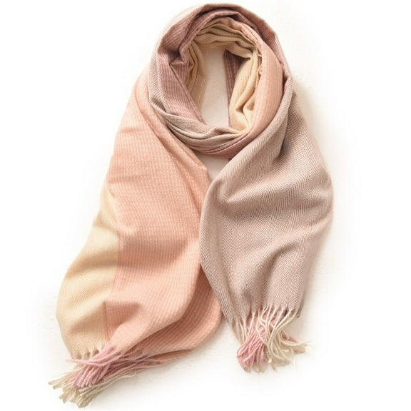 Scarf Sweet Solid Color Tassel Scarf Women's Winter Long Fashionable Warm Shawl