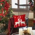 thumbnail image 4 of Vaidha Housses de Coussin de Noël 18x18 Pouces, Coussins Décoratifs Rouges pour Arbre de Noël, Décoration d'Hiver pour Canapé, 4 of 6