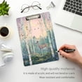 thumbnail image 3 of FORMRS Acrylic Clipboard with Low Profile Clip Standard A4 Letter Size, 12.5" x 9", Night Deer, 3 of 8