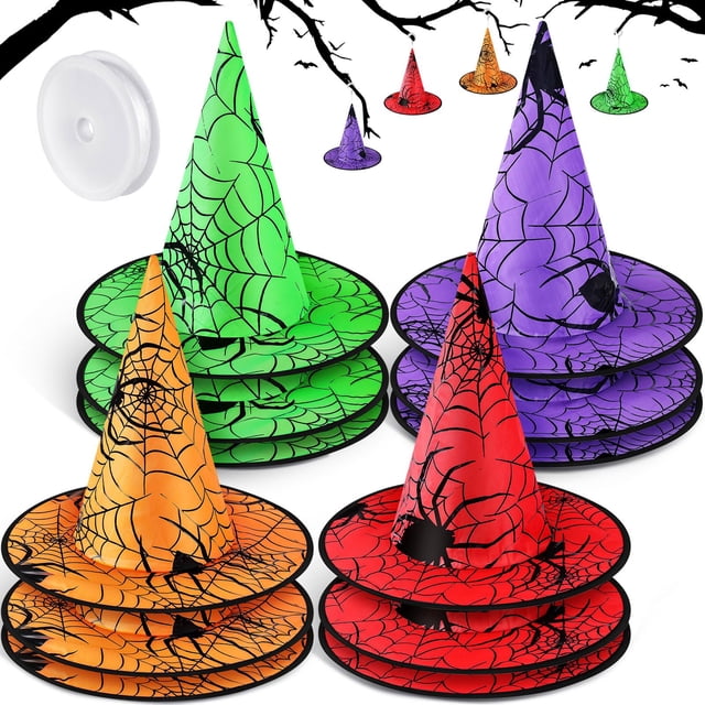 Accesorios para disfraz de bruja de Halloween, Shine, 12 unidades