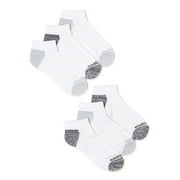 Reebok Men's Tech Comfort Ankle Socks, 6-Pack