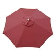 thumbnail image 2 of Almencla Auvent de Parasol Auvent de Parasol pour Marché Parasol de Jardin Parasol de Cour Rouge, 2 of 8